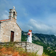 свадебная церемония в Черногории